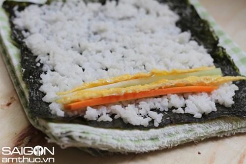 Bí quyết làm kimbap chiên xù giòn rụm