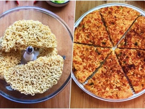 bien mi goi thanh snack Biến mì gói thành snack