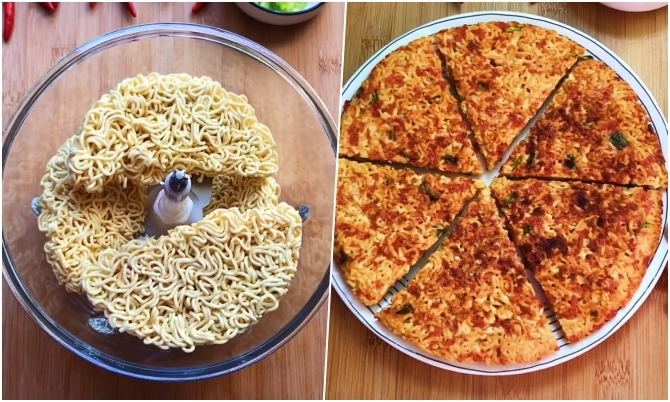 Biến mì gói thành snack