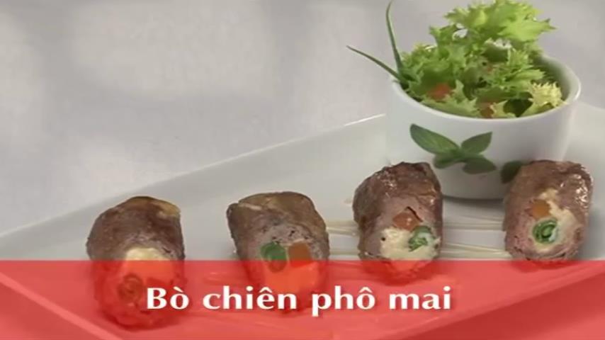 Bò chiên phô mai