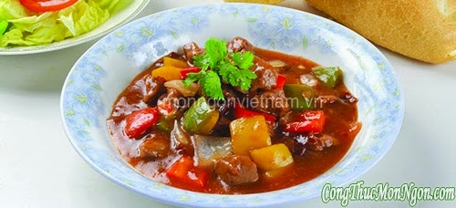 Bò xốt xí muội