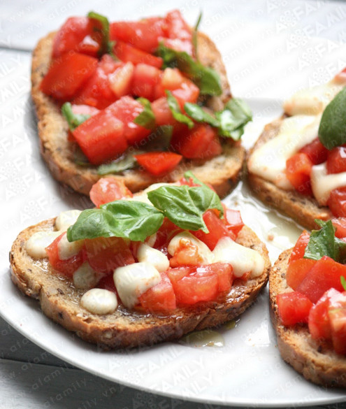 Bruschetta: Ăn bánh mỳ tuyệt ngon theo kiểu Ý