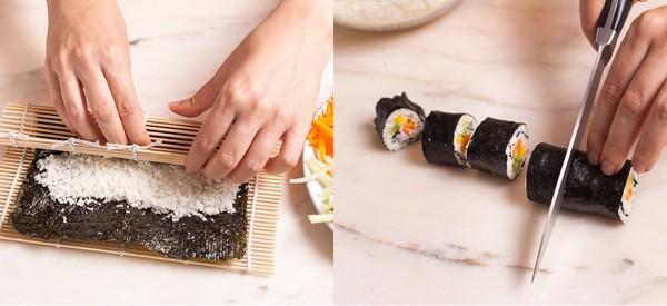 Bữa trưa ngon miệng với món Kimbap kiểu mới