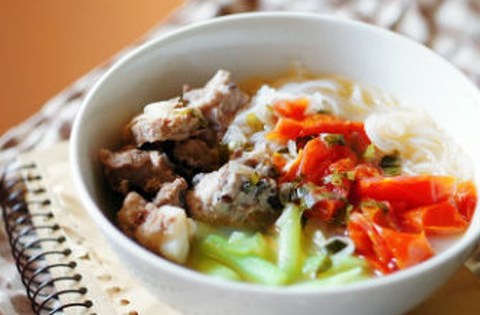 bun moc suon chua cho bua sang ngon mieng Bún mọc sườn chua cho bữa sáng ngon miệng