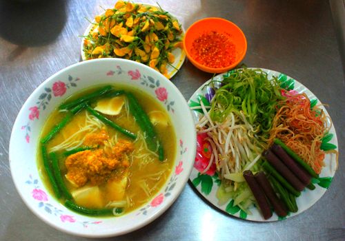 Bún num bò chóc, món ngon xứ chùa tháp