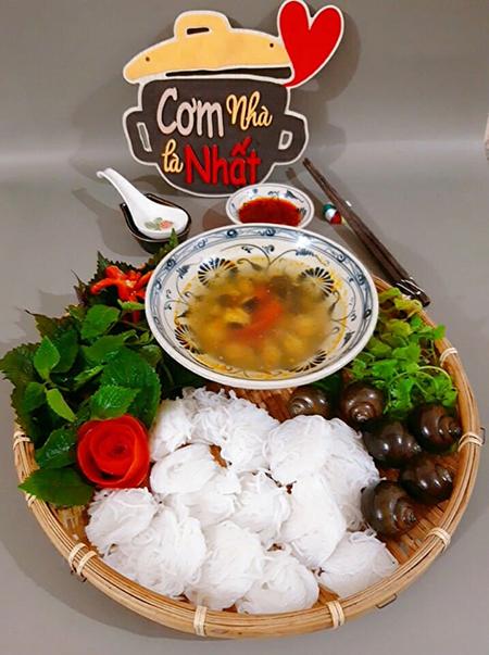 Bún ốc nguội Hà Nội