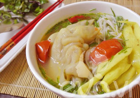 bun suon mong gio cho bua sang Bún sườn móng giò cho bữa sáng