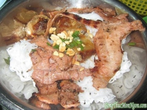 bun thit nuong toc hanh Bún thịt nướng tốc hành