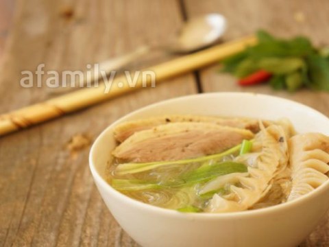 bun vit nau mang Bún vịt nấu măng