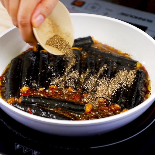 Cá kèo chay kho tiêu