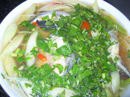 Cá bớp mà nấu canh chua