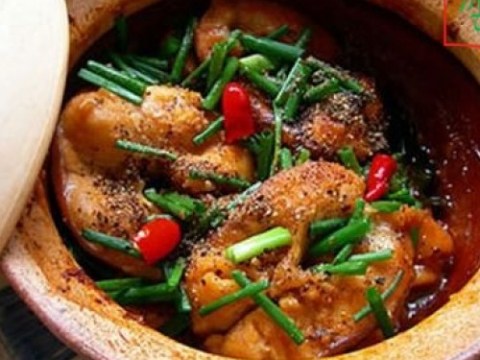 ca loc kho nuoc dua Cá lóc kho nước dừa