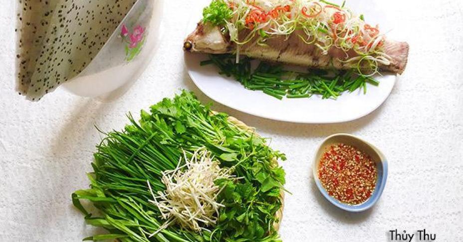 Cá lóc nhồi thịt hấp thơm phức, dễ ăn lại còn chống ngán cho mâm cỗ Tết