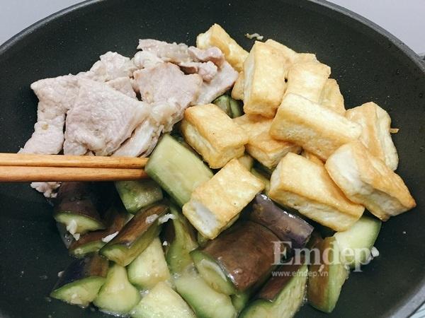 Cà tím om đậu thịt quá ngon