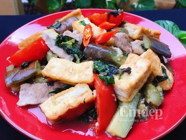 Cà tím om đậu thịt quá ngon