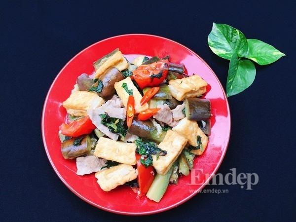 Cà tím om đậu thịt quá ngon