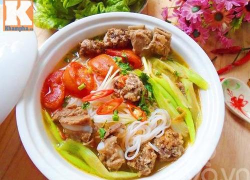 Cách làm 4 món bún sườn ngon cho cả nhà cùng thưởng thức