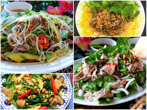 cach lam 4 mon nom goi bo thanh mat cho ngay nong Cách làm 4 món nộm, gỏi bò thanh mát cho ngày nóng