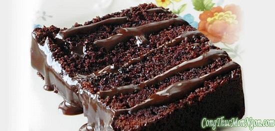 Cách làm bánh chocolate xốp cực kì thơm ngon