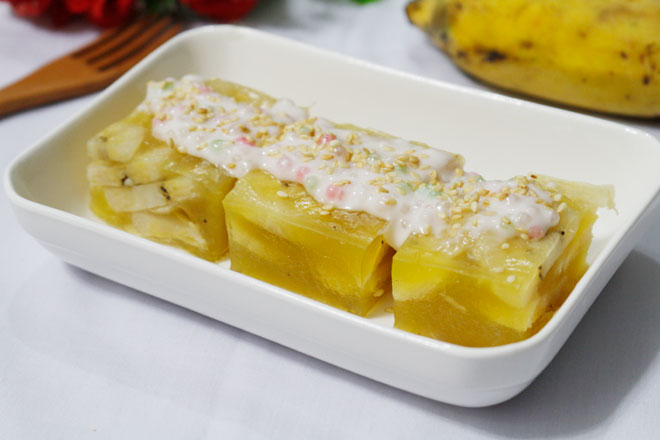 Cách làm bánh chuối hấp dẻo trong, béo ngậy ngon ngất ngây