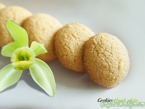 cach lam banh cookies hanh nhan chi 3 buoc don gian Cách làm bánh cookies hạnh nhân chỉ 3 bước đơn giản