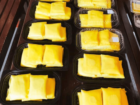 cach lam banh crepe sau rieng Cách làm bánh crepe sầu riêng