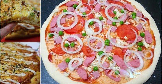 Cách làm bánh pizza tại nhà đơn giản thơm ngon ngây ngất