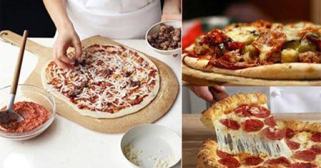 Cách làm bánh pizza tại nhà đơn giản thơm ngon ngây ngất