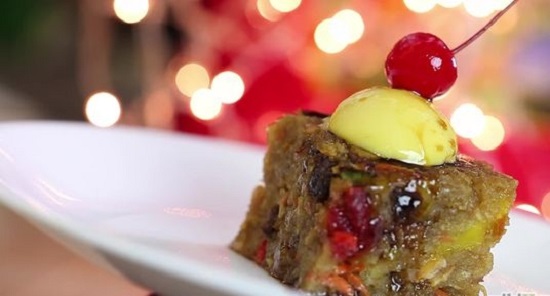Cách làm bánh pudding thập cẩm cho giáng sinh