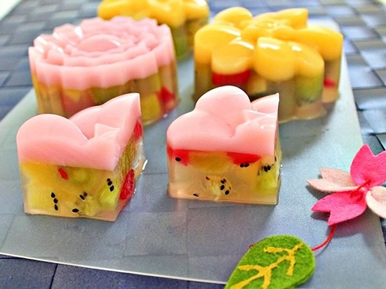 Cách làm bánh trung thu hoa quả cho người ăn kiêng