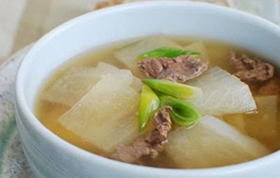 Cách làm canh thịt bò củ cải