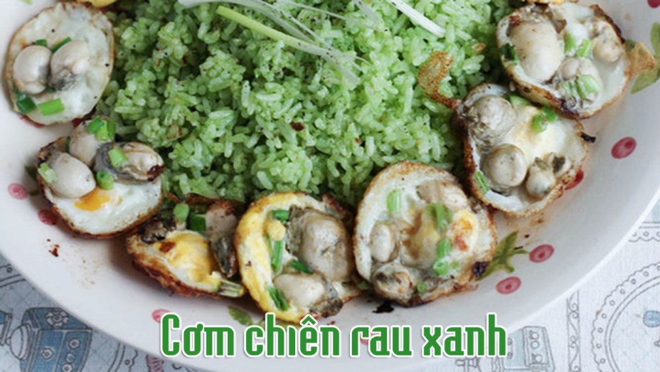 Cách làm cơm chiên rau xanh ngon và lạ miệng