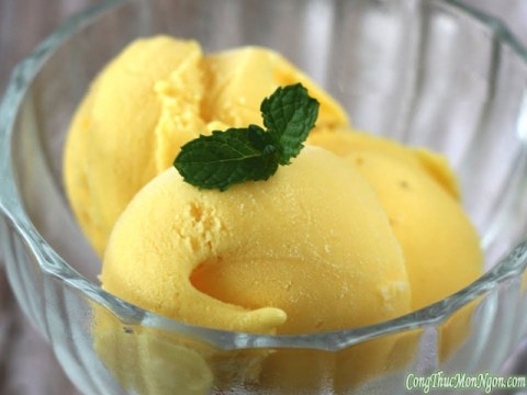 cach lam kem sorbet hoa qua khong can tu lanh Cách làm kem sorbet hoa quả không cần tủ lạnh