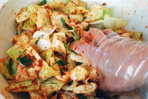 Cách làm kim chi bắp cải cực dễ