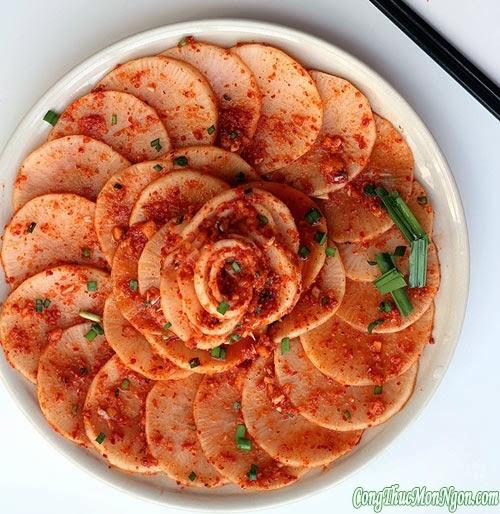Cách làm kim chi củ cải siêu hấp dẫn