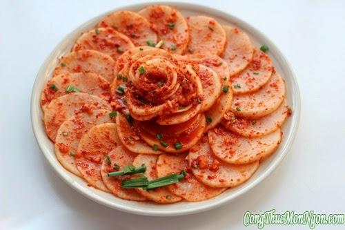 Cách làm kim chi củ cải siêu hấp dẫn