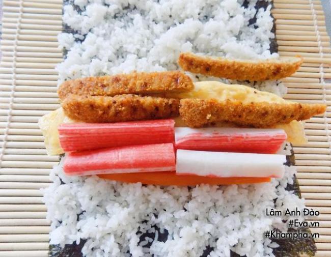 Cách làm kimbap chiên hấp dẫn dụ bé ăn ngon cuối tuần