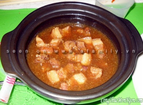 Cách làm mới món ăn cũ - thịt kho tàu