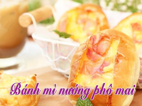 cach lam mon banh mi nuong pho mai thom phuc ngon tuyet chi trong 15 phut Cách làm món bánh mì nướng phô mai thơm phức ngon tuyệt chỉ trong 15 phút