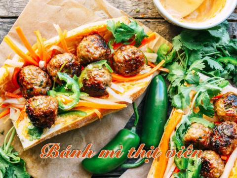 cach lam mon banh mi thit vien gion ngon dam da Cách làm món bánh mì thịt viên giòn ngon, đậm đà