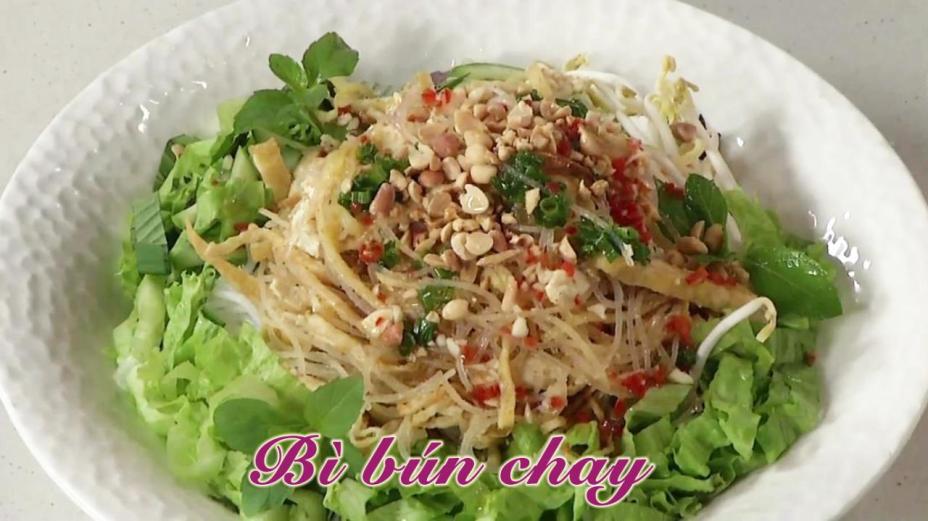 Cách làm món bì bún chay thanh tao mà ngon tuyệt