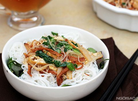 cach lam mon bun bi chay la mieng va rat ngon Cách làm món bún bì chay lạ miệng và rất ngon