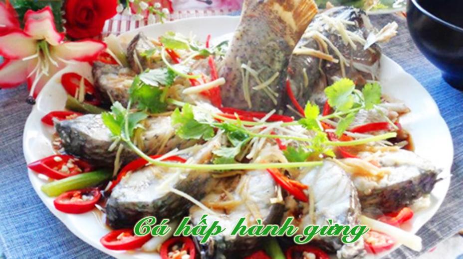 Cách làm món cá hấp hành gừng nóng hổi, thơm ngon