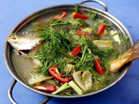 cach lam mon canh ca nau dua cai chua ngon ngay tro lanh Cách làm món canh cá nấu dưa cải chua ngon ngày trở lạnh