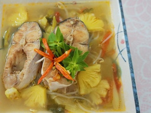 cach lam mon canh chua ca ba sa ngon hap dan Cách làm món canh chua cá ba sa ngon hấp dẫn