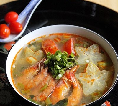 cach lam mon canh chua tom nau khe Cách làm món canh chua tôm nấu khế