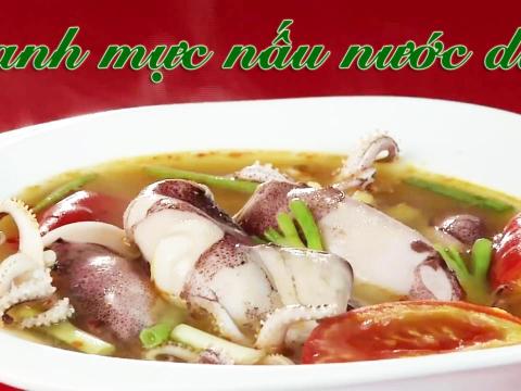 cach lam mon canh muc nau nuoc dua hap dan va ngon mieng Cách làm món canh mực nấu nước dừa hấp dẫn và ngon miệng