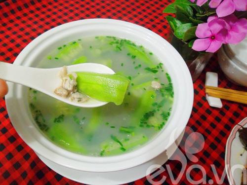 Cách làm món canh mướp nấu hến dân dã mà ngon