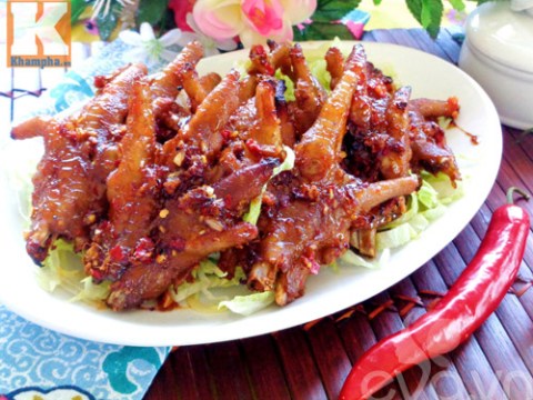 cach lam mon chan ga nuong xi dau la mieng hap dan Cách làm món chân gà nướng xì dầu lạ miệng, hấp dẫn