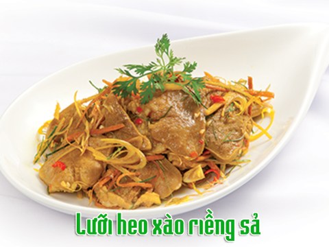 cach lam mon luoi heo xao rieng sa tuyet ngon Cách làm món lưỡi heo xào riềng sả tuyệt ngon